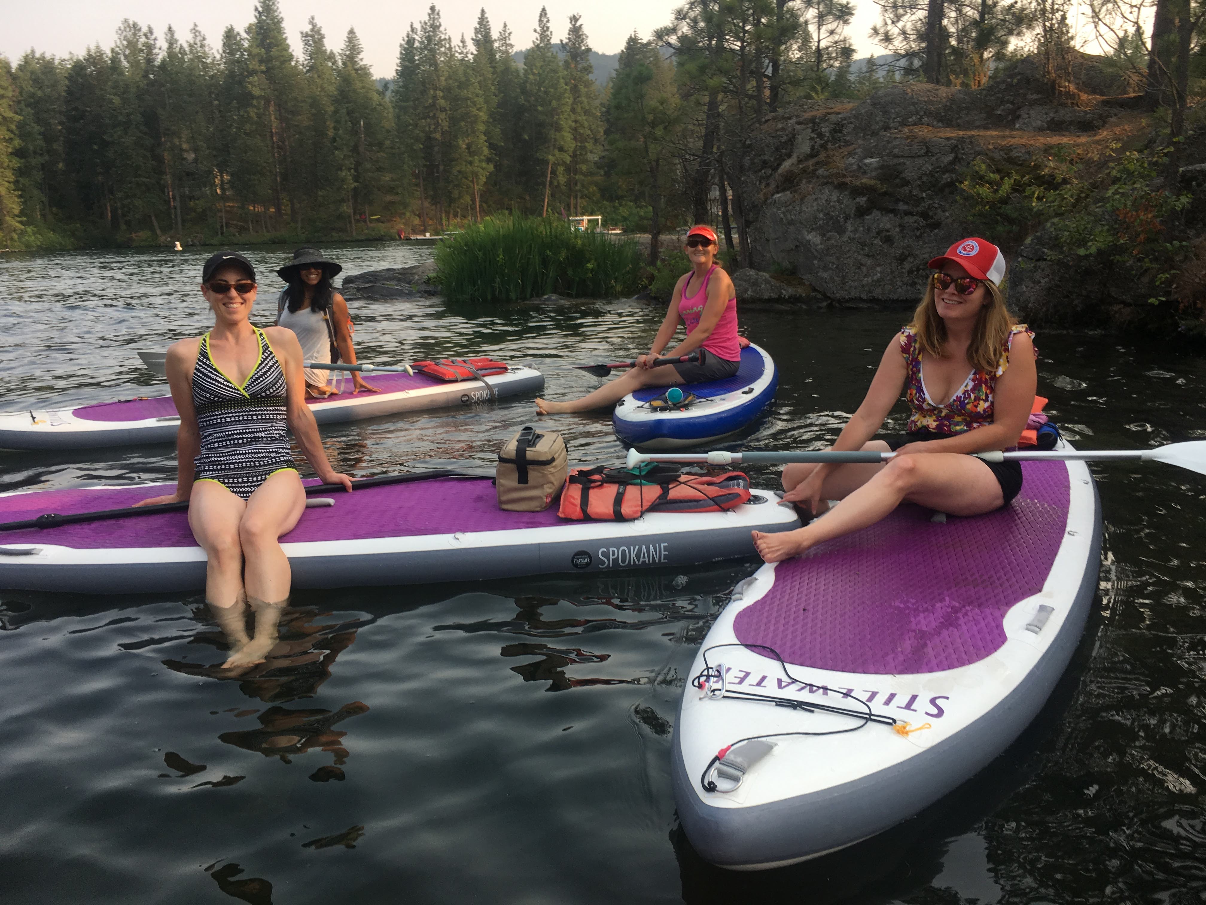 11' Spokane Inflatable Paddle Board Package